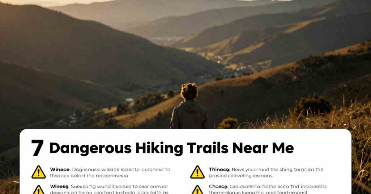 7 Dangerous Hiking Trails Near Me to Avoid As a Newbie