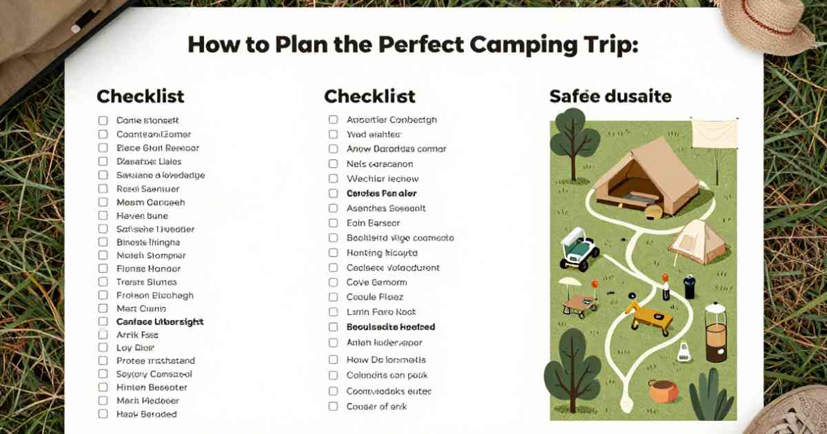 How to Plan the Perfect Camping Trip A Checklist